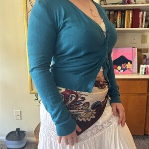 Banana Republic Teal Button Down Shirt